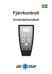 FjÃ¤rrkontroll - Air Star AB