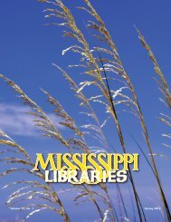 Full Text (PDF) - Mississippi Library Association