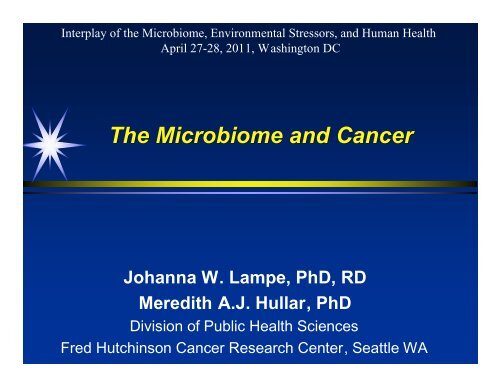 The Gut Microbiome and Cancer Risk in Humans The Gut ...