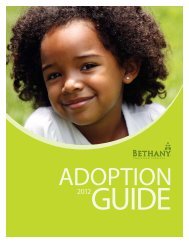 Adoption - Bethany Christian Services