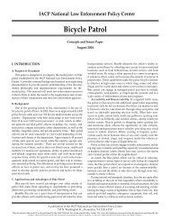 Bicycle Patrol Concepts and Issues Paper - LouKa Tactical Training ...