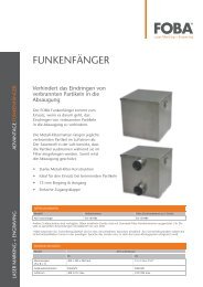 FUNKENFÃNGER - FOBA Laser Marking + Engraving | Alltec GmbH