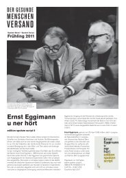 Ernst Eggimann u ner hÃ¶rt - Swiss Independent Publishers