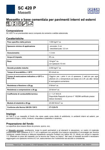 SC 420 P - Fassa Bortolo