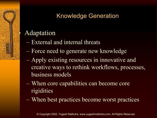 Knowledge Codification and Coordination