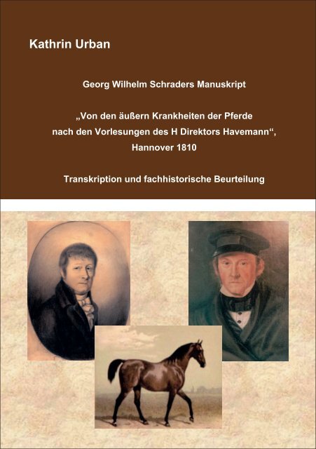 Georg Wilhelm Schraders Manuskript - Tiho Bibliothek elib ...