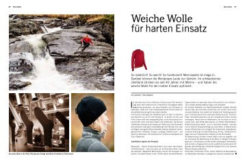 Druckversion: Weiche Wolle für harten Einsatz - 4-Seasons.de