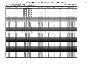 ukraine international airlines - uia international flights operate from ...