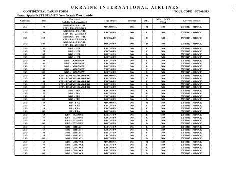 ukraine international airlines - uia international flights operate from ...