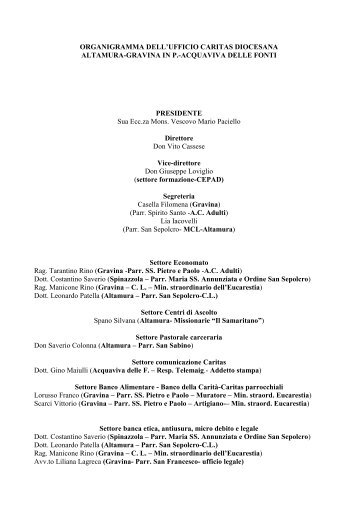 leggi - Diocesi Altamura - Gravina - Acquaviva delle Fonti
