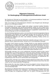 Zulassung BofA.pdf - Universität zu Köln