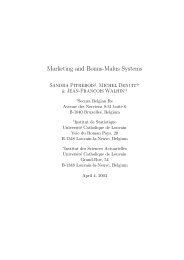 Marketing and Bonus-Malus Systems - International Actuarial ...