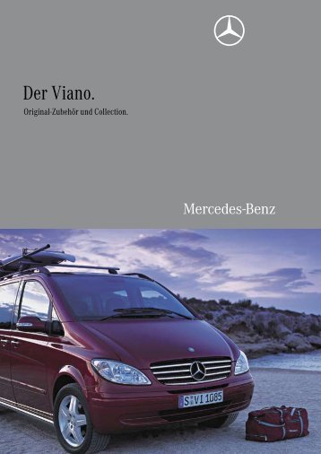 Der Viano. Original-ZubehÃ¶r und Collection. - Mercedes-Benz ...