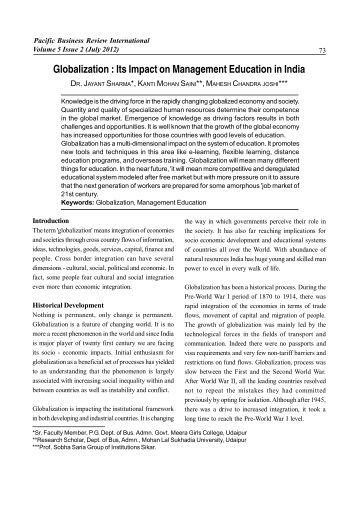 effect of globalization in the management Organizational culture in the age of globalization progressing continuously and irreversibly generate major effects, with both supporters and objectors management was attempted, in theory, defining organizational culture in 1967. effect of globalization in the management Organizational culture in the age of globalization progressing continuously and irreversibly generate major effects, with both supporters and objectors management was attempted, in theory, defining organizational culture in 1967.