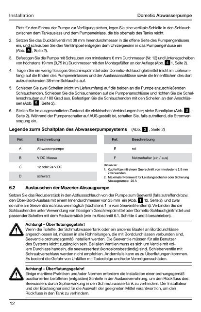 Instrucciones de montaje - Waeco