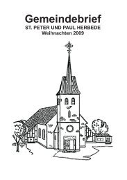 GB Weihnachten 2009.cdr - St. Peter und Paul in Witten-Herbede