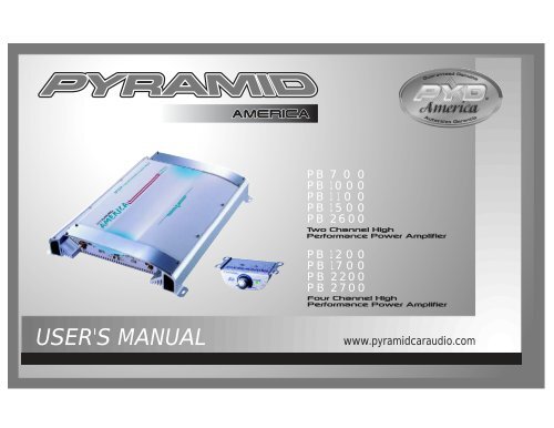 USER'S MANUAL - Pyramid Car Audio