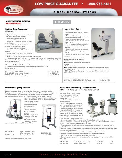 catalog - Vonco Medical