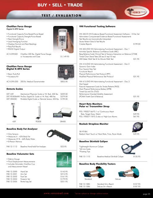 catalog - Vonco Medical