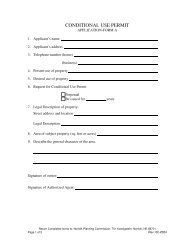 Conditional Use Permit Form