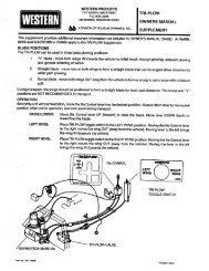 OM Supplement TRI-PLOW