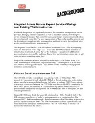 Integrated Access Devices (IAD) expand service - WIT