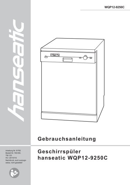 Ihr Geschirrspüler stellt sich vor - Baur