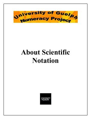 About Scientific Notation - Atrium