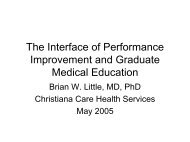 Brian W. Little, MD, PhD - Association for Hospital Medical Education