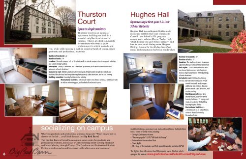 University Graduate Housing Guide - Johnson Graduate School of ...