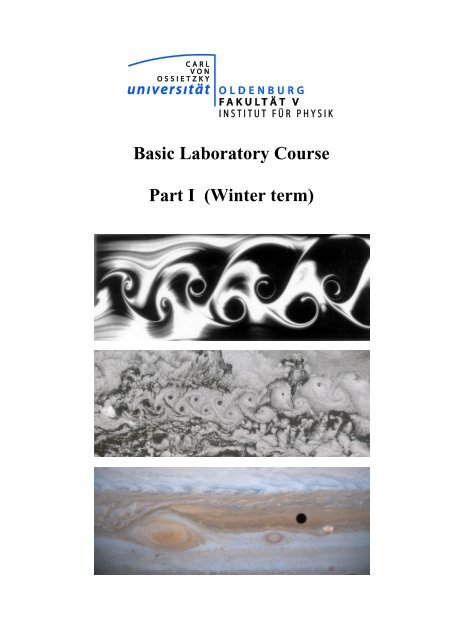 Introductory Laboratory Course Physik Praktika Carl Von