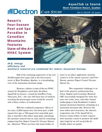 dectron pool unit cost