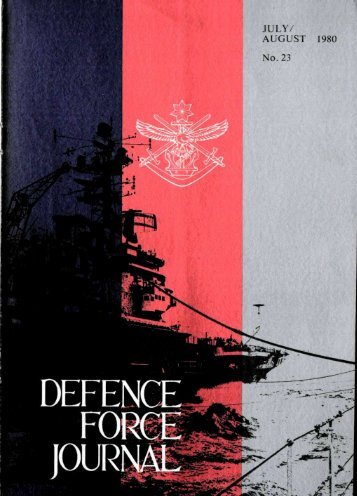 ISSUE 23 : Jul/Aug - 1980 - Australian Defence Force Journal