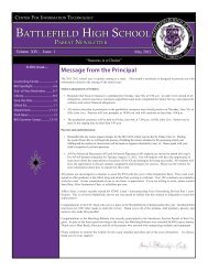 May 2012 - Battlefield High School