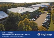 units 1-4 tilbrook ii bradbourne drive, milton keynes ... - King Sturge