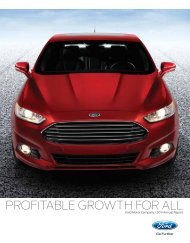 Annual Report 2011 - Ford Motor Company