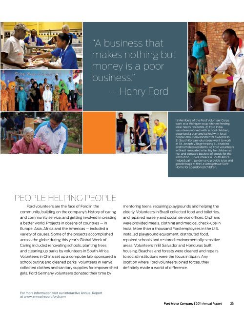 Annual Report 2011 - Ford Motor Company