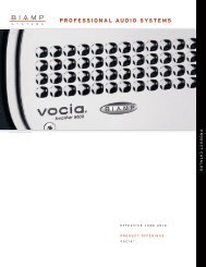 2010 Vocia Product Catalog - Frostline Inc.