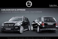 Carlsson sUV & offroad - Who-sells-it.com