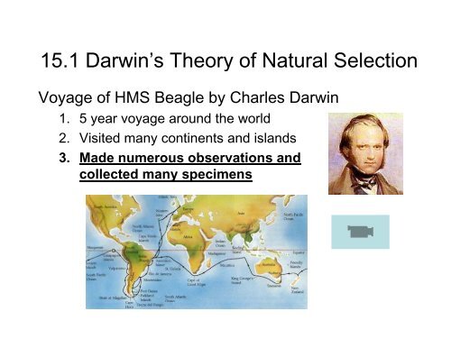 15 1 Darwin's Theory of Natural Selection 15.1 Darwin s Theory of ...