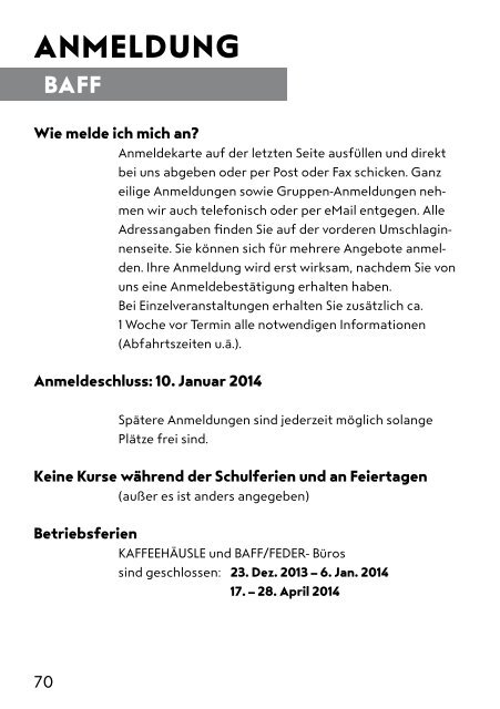 Das aktuelle BAFF-Programm - Lebenshilfe - Reutlingen