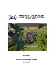 employment, education and skills development in papua new guinea