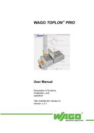 1.2 About WAGO TOPLONÃ‚Â® PRIO