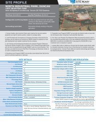 North Industrial Park, Duncan Site Profile - Oklahoma Department of ...