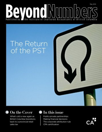 Download May 2013 issue - Institute of Chartered Accountants of BC