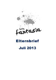 Elternbrief Juli 2013 - Kita Fantasia