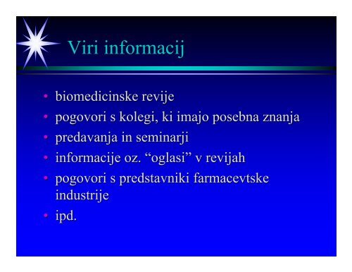 Na izsledkih temeljeÄa medicina Na izsledkih temeljeÄa medicina