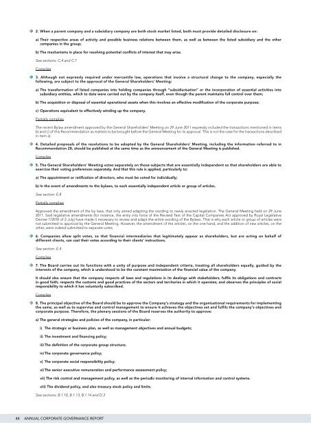 Consolidated Financial Statements and Consolidated Management ...