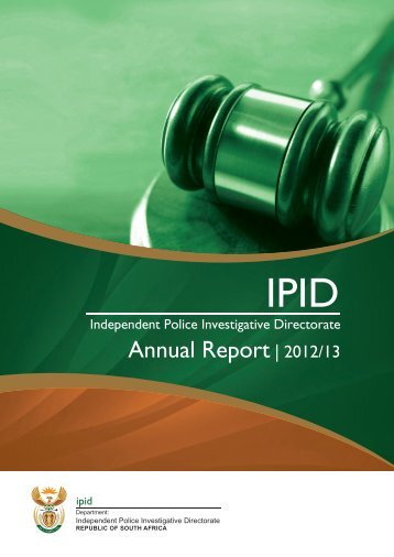 IPID Annual Report 2012-13