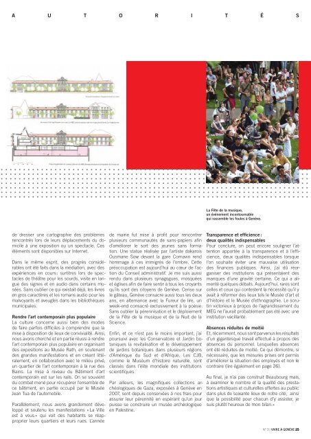 Magazine Vivre Ã  GenÃ¨ve no 39 - Ville de GenÃ¨ve